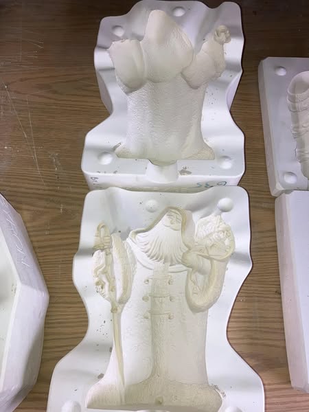 Gare 2367 Santa / Bells Ceramic Casting Mold