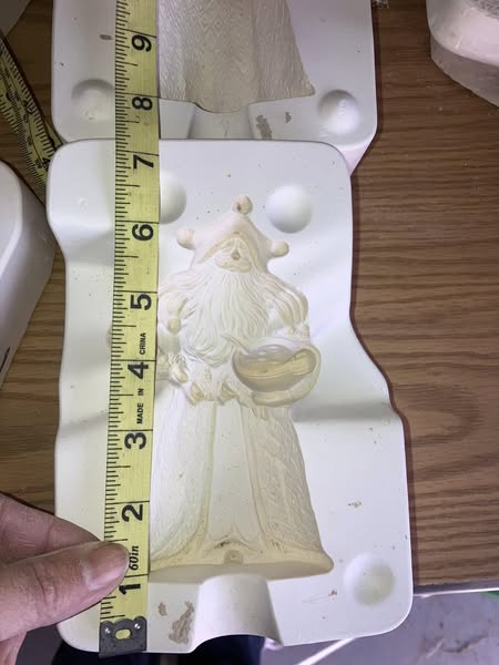 Gare 2671 Small Santa Ceramic Casting Mold lotFN