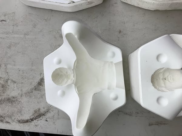 Biker - upper half Hershey 430a lot#D1 Ceramic Casting Mold