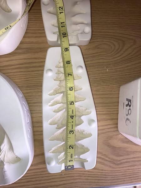 Hersheys 438 Tree Ceramic Casting Mold lotEU