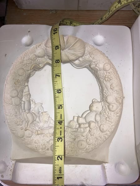 Gare 2539 Toy Land Wreath Ceramic Casting Mold lot# EA
