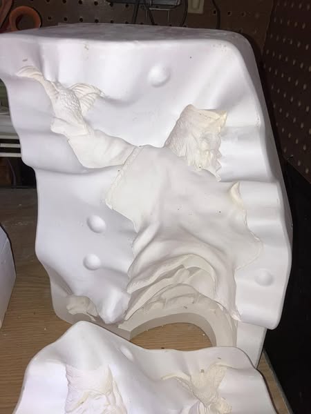 The New Ocean State 1071 Fall Wizard Ceramic Casting Mold lotGN