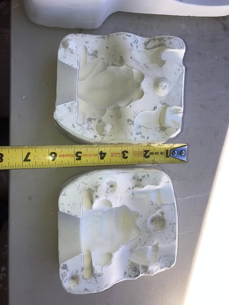 Frog Scioto 2008 lot#C12 Ceramic Casting