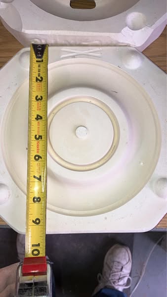 Atlantic 474a Base Ceramic Casting Mold lot#IS