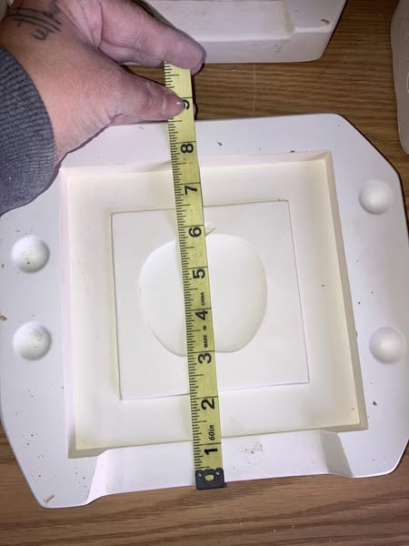 Clay Magic 1851 Apple Tile Ceramic Casting Mold lot#HI