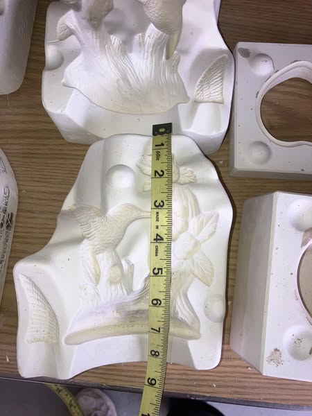 Mikes 708 Hummingbird Ceramic Casting Mold lot# DQ