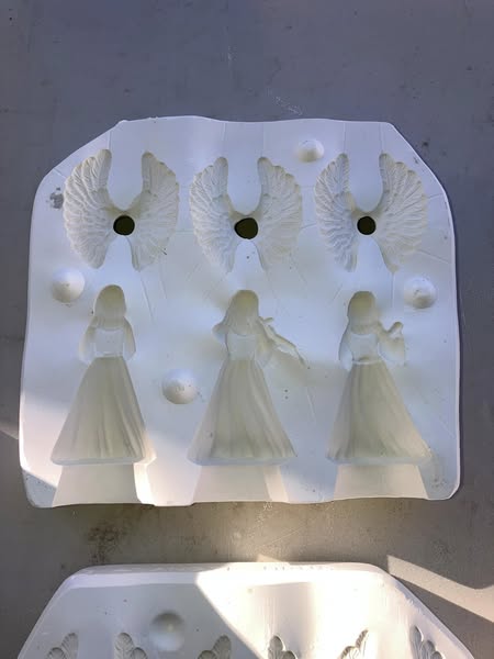 Angels with Instruments Scioto2165 lot#C21 Ceramic Casting Mold