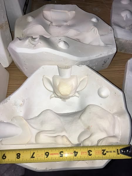 Scioto 2255 9” Shelf Cow Ceramic Casting Mold lot#JJ