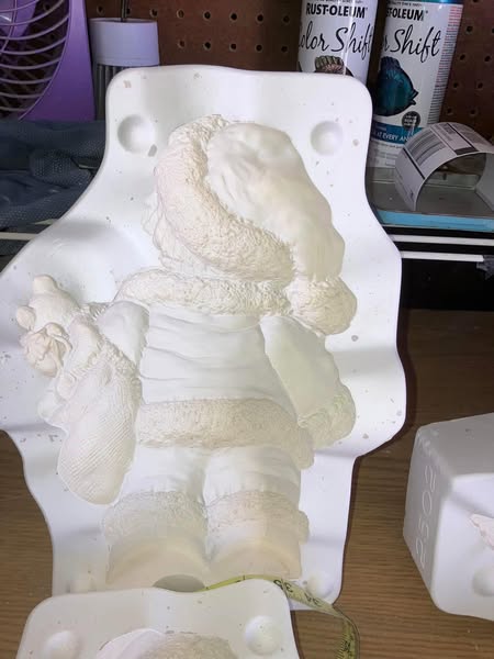 Gare 3171 B. Buddy Santa lot# CU Ceramic Casting Mold