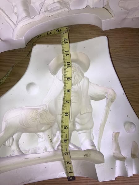 Doc Holliday 1386 Mexico Santa Ceramic Casting Mold lotEO