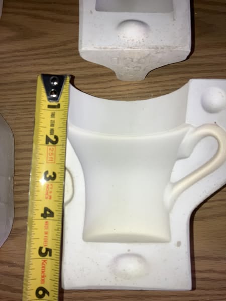 Jodi 1610 Cup Ceramic Casting Mold lot#IW