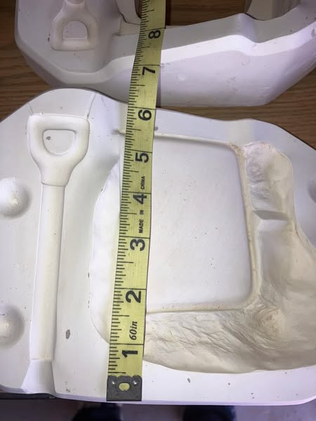 Scioto 1912 Snow Shovel Ceramic Casting Mold lotFS
