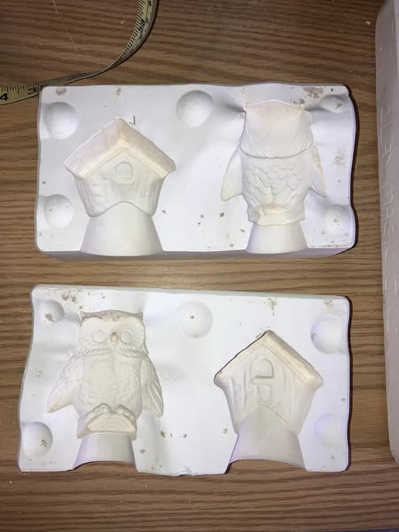Albertas 724 Cookie Jar Toppers Ceramic Casting Mold lot# BO