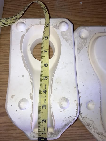Scioto 284 Spoon Rest Ceramic Casting Mold lot#GS