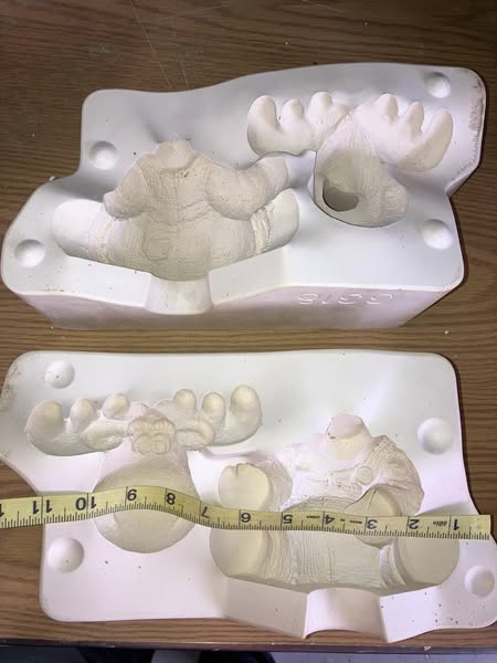 Gare 3318 Marty Moose Ceramic Casting Mold lot#IG