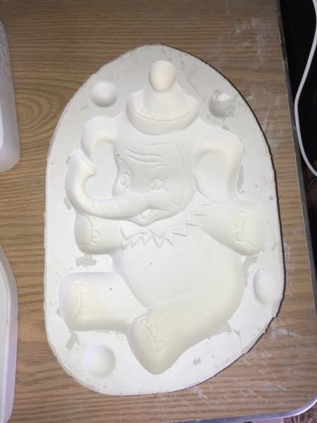 Dumbo A Jodi Mold 1549 Ceramic Casting Mold lot# BQ