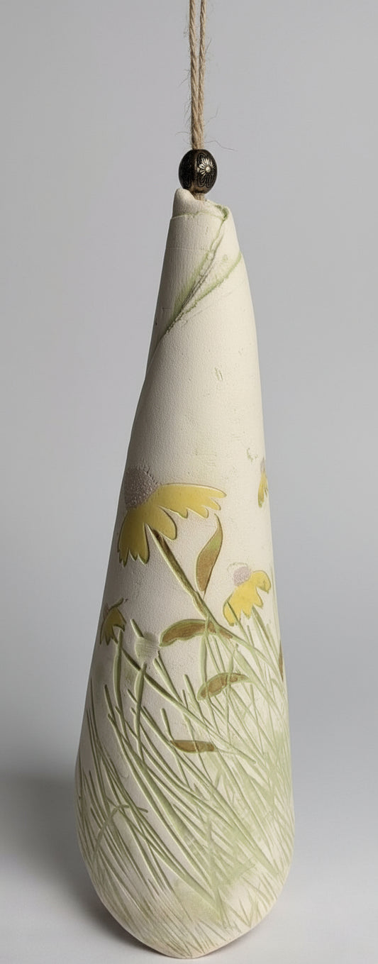 Flower Bell 🌻 Handmade Kiln Fired Pottery