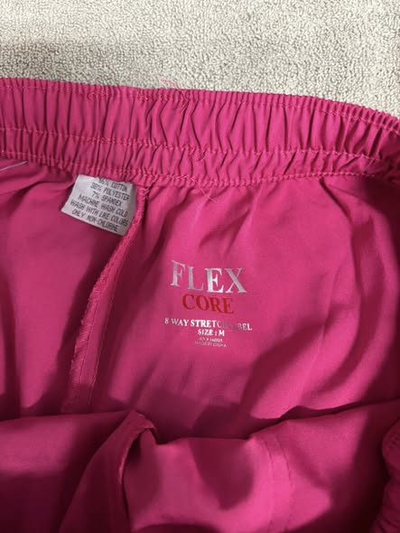 π©Ί Flex Core Scrub Pants π¨ Color: Bright Pink π Size: Medium