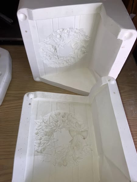 Gare 2998 Wreath Bag Ceramic Casting Mold lot# Eb8