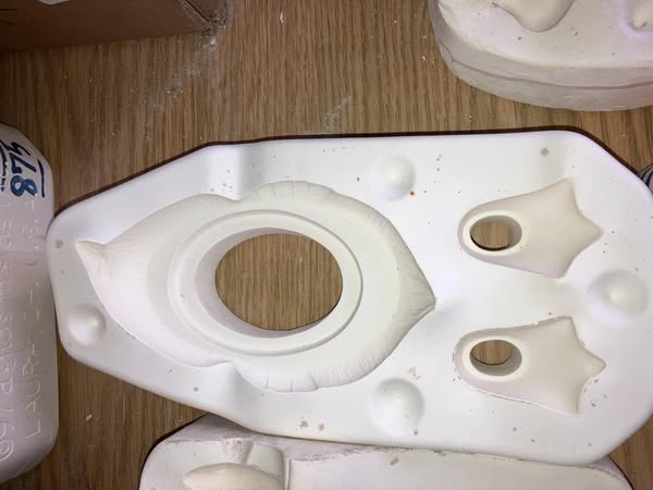 Donas1283 Bedtime Bonnet Duckling lot# MD Ceramic Casting Mold