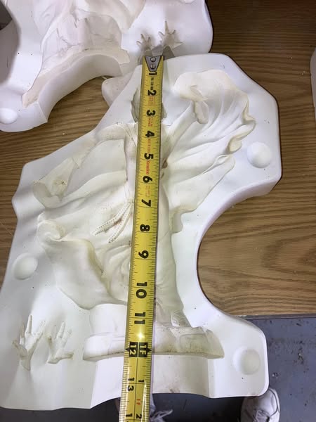Doc Holliday 1193 Wizardess Queen Witch Ceramic Casting Mold lot# IN