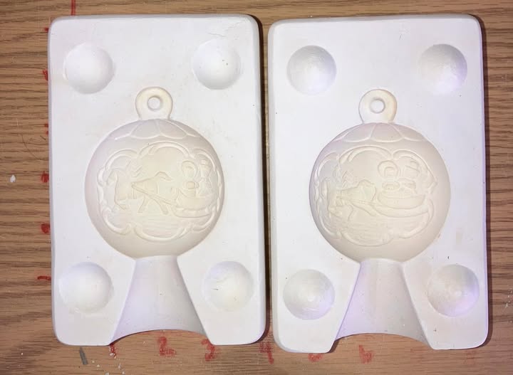 Christmas ornament - ES mold 1211