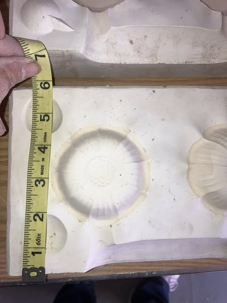 ? Maker ? Salt dish Ceramic Casting Mold lotFK