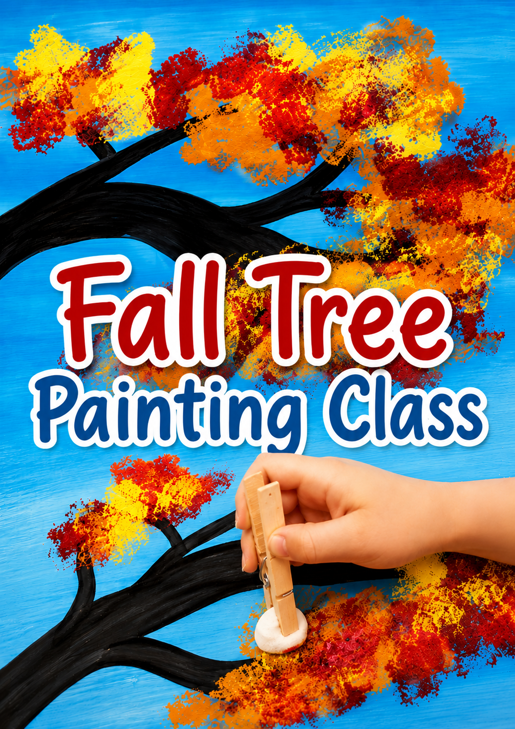Fall Tree Canvas Painting Class