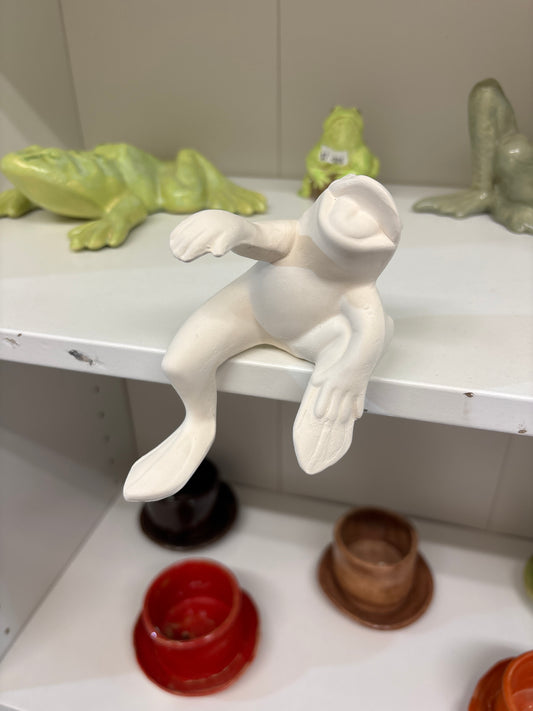 Joking Frog Shelf Sitter RtP Ceramics