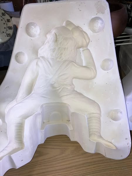 Kimple 1973 Santa / World Ceramic Casting Mold lot#KA