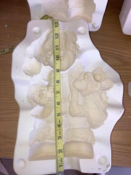 Gare 3171 B. Buddy Santa lot# CU Ceramic Casting Mold