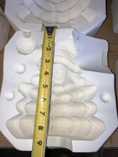Stuffed Smiley Tree Mackey Ceramics 832 (lot#SN) Ceramic Casting Mold FREE SHIPPING