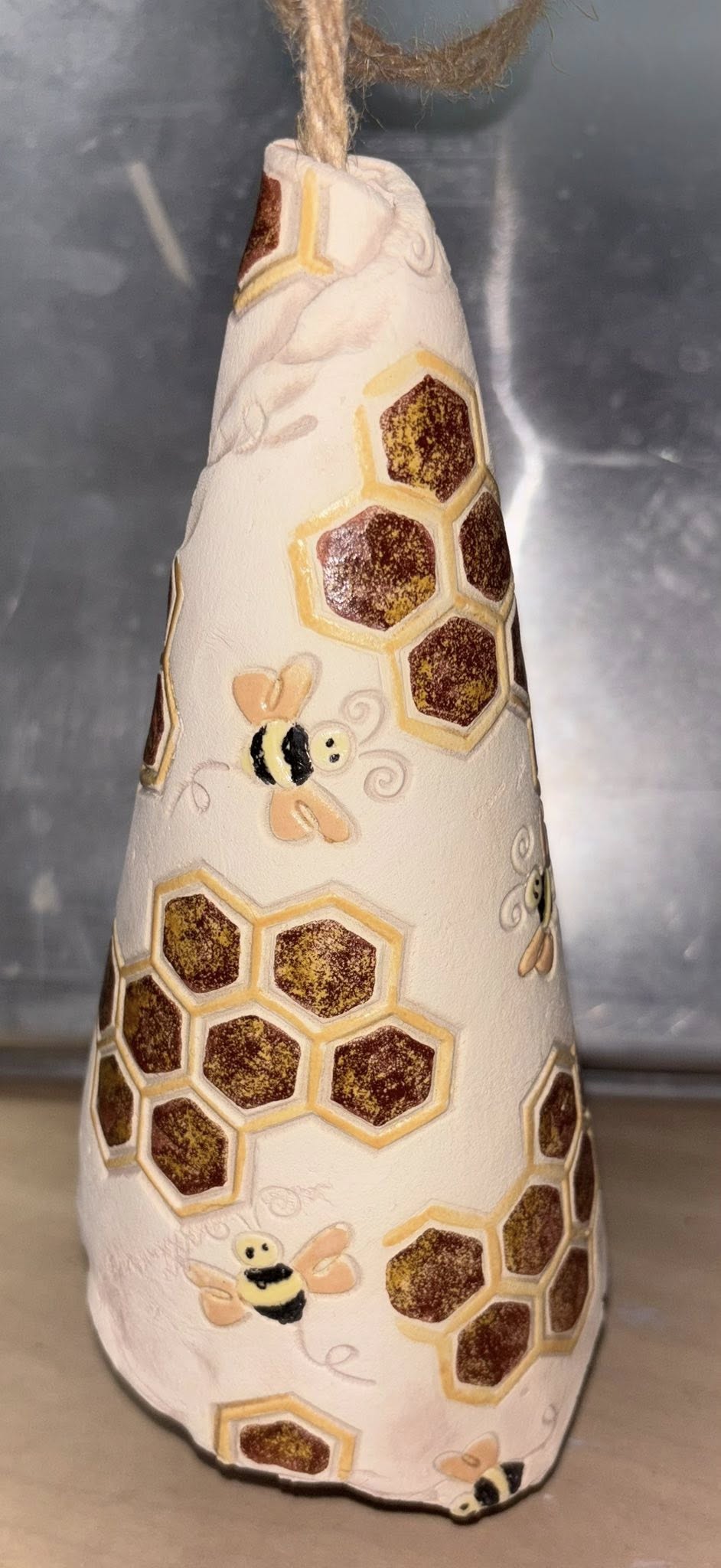 Bee Bell Handmade Kiln Fired Pottery