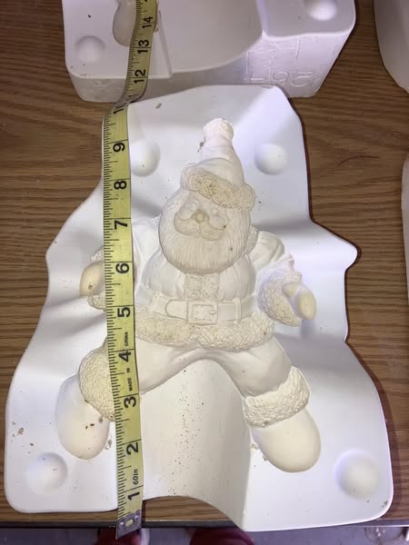 Gare 2641 Riding Santa Ceramic Casting Mold lot# CL