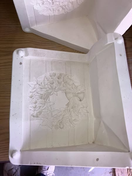 Gare 2998 Wreath Bag Ceramic Casting Mold lot# Eb8