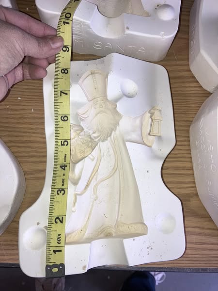 Gare 2252 Small Santa Ceramic Casting Mold lotEX