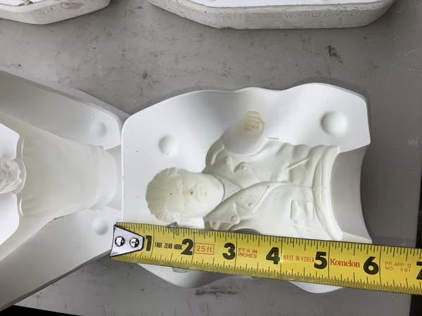 Biker - upper half Hershey 430a lot#D1 Ceramic Casting Mold