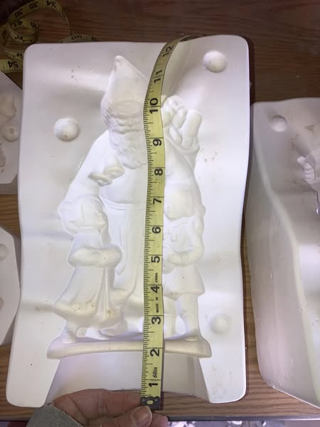 Provincial 691 Santa Ceramic Casting Mold lot# CJ