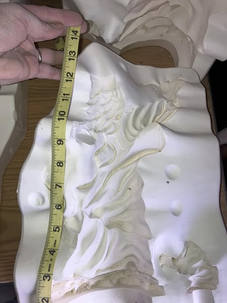 The New Ocean State 1071 Fall Wizard Ceramic Casting Mold lotGN