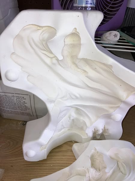 Doc Holliday 1193 Wizardess Queen Witch Ceramic Casting Mold lot# IN