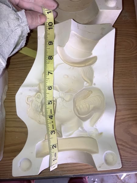 Gare 830 Scrooge ? Ceramic Casting Mold lot# CP