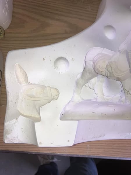 Doc Holliday 1386 Mexico Santa Ceramic Casting Mold lotEO