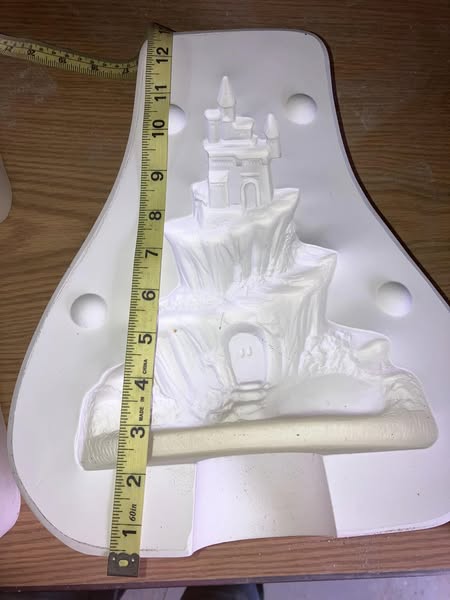 Kimple 2048 Castle Ceramic Casting Mold lot# EG