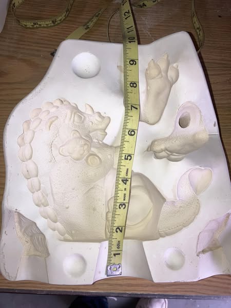 Gator molds 528 Imaginaries Pufkins Baby Teddy Ceramic Casting Mold lotEL