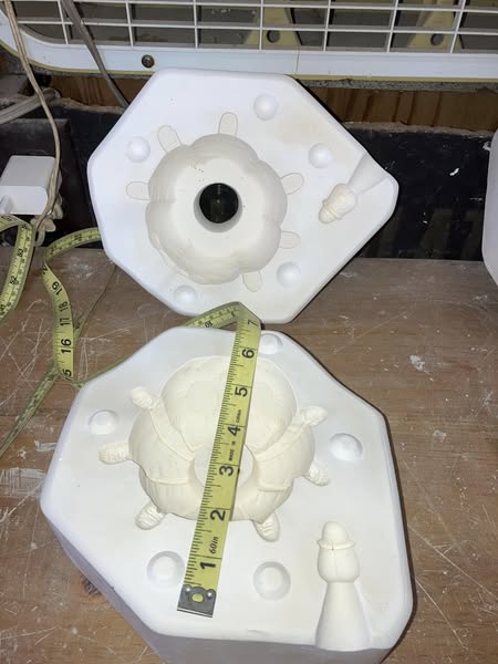 Donas D355 Musical Spider on Pumpkin Ceramic Casting Mold lot# Eb13