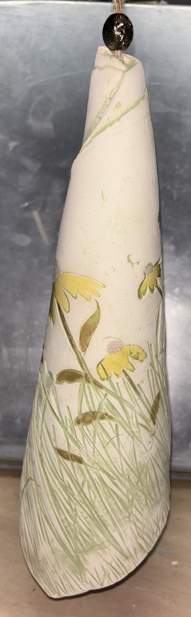 Flower Bell 🌻 Handmade Kiln Fired Pottery