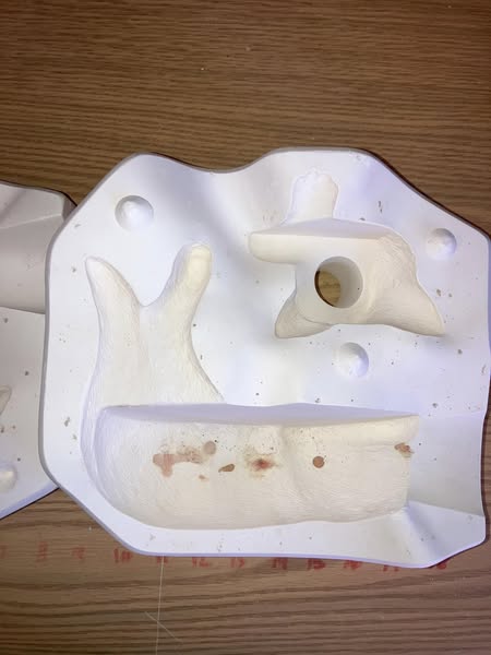 Cat Shelf Sleeper Ceramic Slip Casting Mold Maker: Scioto 2175