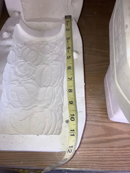 Ceramichrome 1362 Jack lantern cylinder vase Ceramic Casting Mold lot# CT