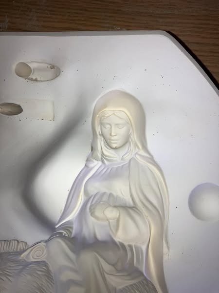 Kimple 2581 Mary on Donkey Lot CK Ceramic Casting Mold