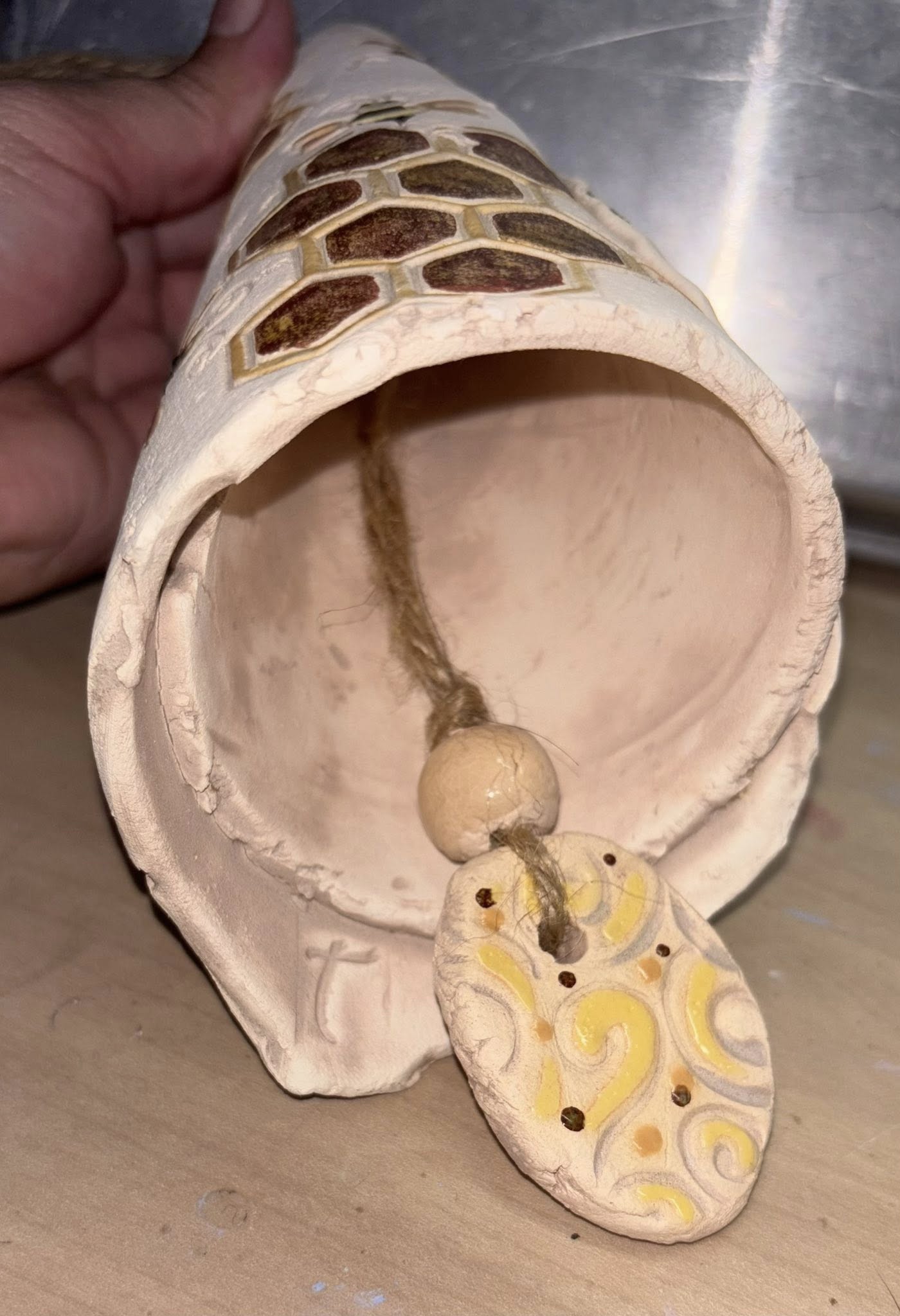 Bee Bell Handmade Kiln Fired Pottery